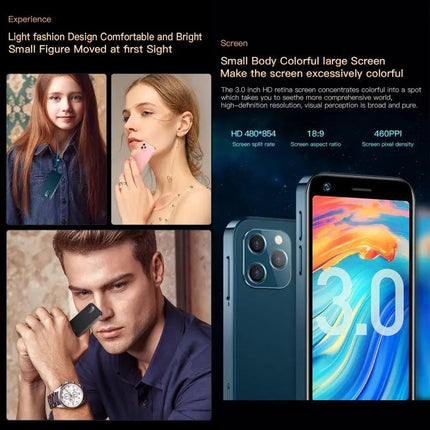 Compact 3.0 Inch Android Phone With Dual SIM And Camera