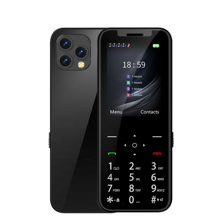 Compact 2.4" GSM Quad SIM Phone with Bluetooth, FM Radio, Magic Sound, Auto Call Record, and Torch Feature