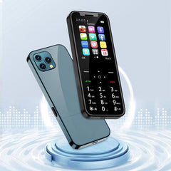 Compact 2.4" GSM Quad SIM Phone with Bluetooth, FM Radio, Magic Sound, Auto Call Record, and Torch Feature