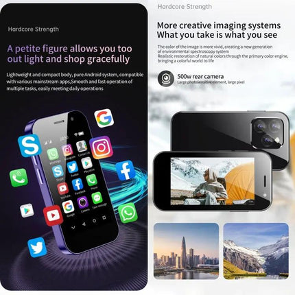 Compact Smartphone for Daily Communication and Travel Use