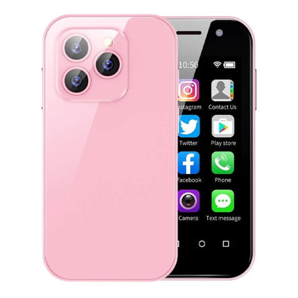Handy Compact Smartphone for Everyday Tasks and Travel - pink small travel phone for calls, email, navigation and pocket use