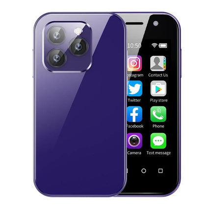 Handy Compact Smartphone for Everyday Tasks and Travel - small purple phone ideal for emails, navigation, calls on the go
