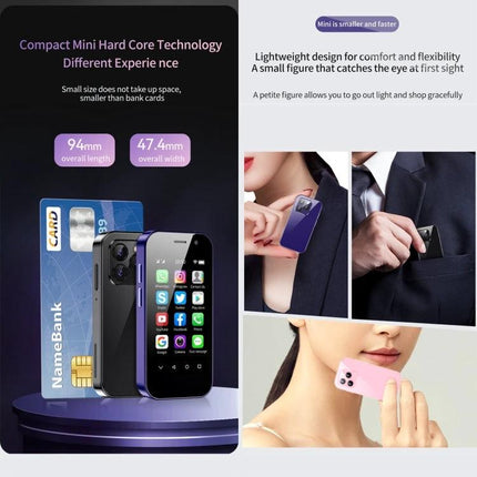 Handy Compact Smartphone for Everyday Tasks and Travel - pocketable mini phone fits in wallet for calls, email, navigation during commutes and trips