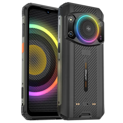 Armor 21 Smartphone for Everyday Outdoor and Work Tasks rugged phone with colorful rear speaker and durable casing