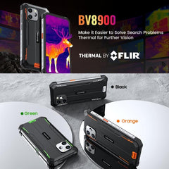 Blackview BV8900 All-Terrain Smartphone with Thermal Imaging, 8GB RAM and 256GB Storage