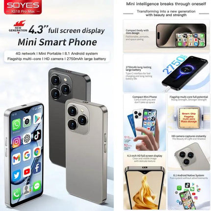 SOYES XS18 Smartphone for Daily Communication and Tasks