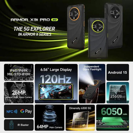 Ulefone Rugged Smartphone for Everyday Outdoor Adventures | Syndmart