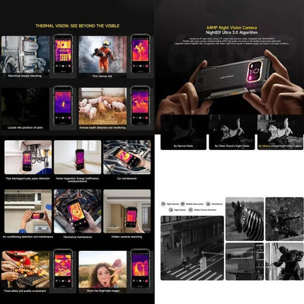Ulefone Armor Rugged Phone With Thermal Camera For Outdoor Use