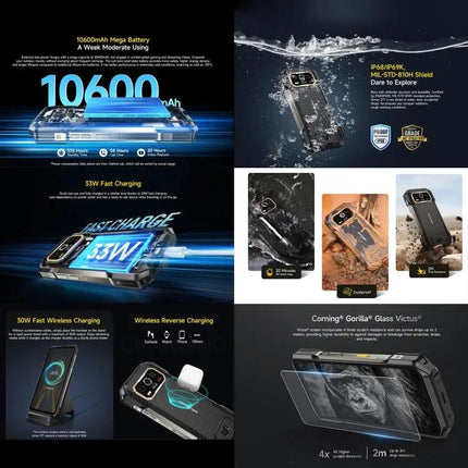 Ulefone Armor Rugged Phone With Thermal Camera For Outdoor Use