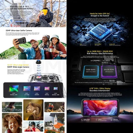 Ulefone Armor Rugged Phone With Thermal Camera For Outdoor Use