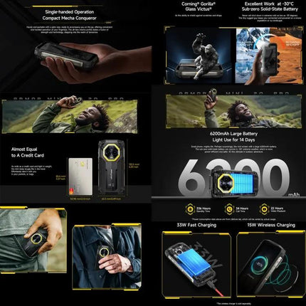 Ulefone Armor Mini 20 Pro Rugged 5G Phone 4.7 Inch 8GB/256GB