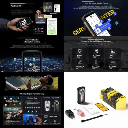 Ulefone Armor Mini 20 Pro Rugged 5G Phone 4.7 Inch 8GB/256GB