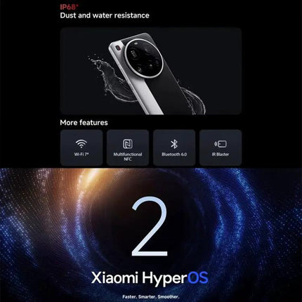 Xiaomi 15 Ultra Smartphone 6.73in 16GB/512GB 200MP Silver