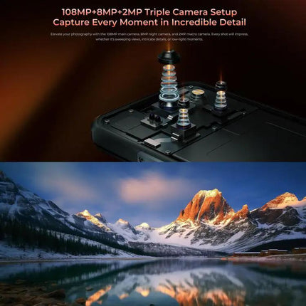 Oukitel WP55 5G Rugged Phone 12GB RAM 256GB 108MP 11000mAh