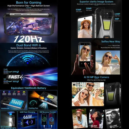 Unihertz Rugged Phone With Night Vision And Long Battery Life