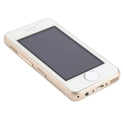 Melrose S9 Smartphone for Everyday Calls, Browsing, and Apps - compact gold smartphone angled view for calls and browsing