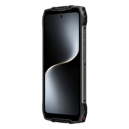 Rugged Blackview Phone for Outdoor and Daily Tasks shown front view with protective casing and side buttons, water and drop resistant design