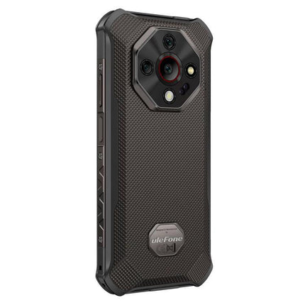 Ulefone Rugged Phone for Everyday Outdoor and Work Use showing textured back, octagonal camera module and long-lasting battery design