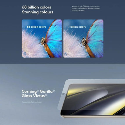 Essential Xiaomi Smartphone for Daily Communication and Media showcasing vivid 68 billion colors and Corning Gorilla Glass Victus screen