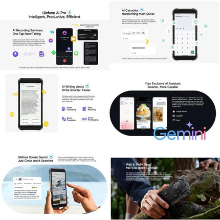 Ulefone Rugged Phone for Everyday Outdoor Tasks and Travel shown with AI features, durability, and outdoor use