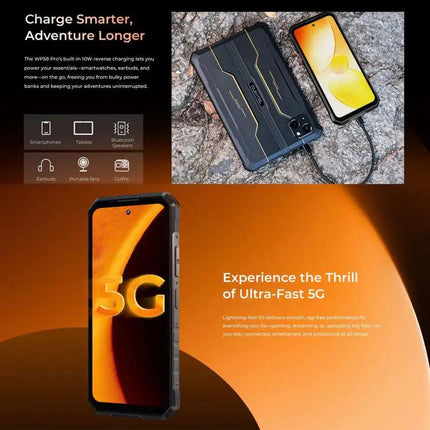 Oukitel WP58 Rugged Phone With Side Fingerprint Unlock