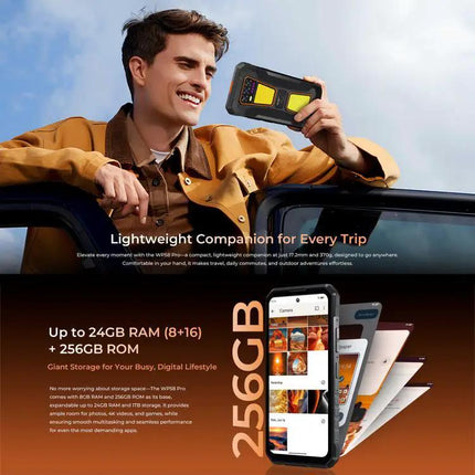Oukitel WP58 Rugged Phone With Side Fingerprint Unlock