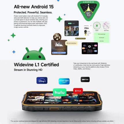 Ulefone RugKing 4 Pro Rugged Smartphone For Outdoor Use 6.56 Inch
