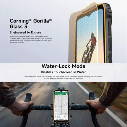 Ulefone RugKing 4 Pro Rugged Smartphone For Outdoor Use 6.56 Inch