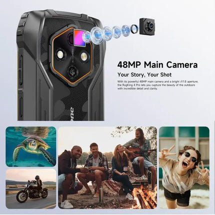 Ulefone RugKing 4 Pro Rugged Smartphone For Outdoor Use 6.56 Inch