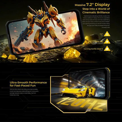 Oukitel WP60 Rugged 5G Phone 7.2in 8GB/256GB 10000mAh