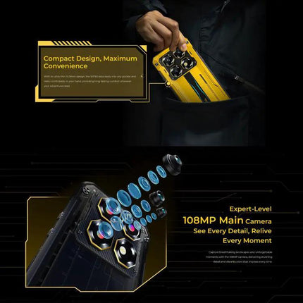 Oukitel WP60 Rugged 5G Phone 7.2in 8GB/256GB 10000mAh