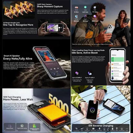 Blackview Oscal Marine Rugged Android Phone For Outdoor Use
