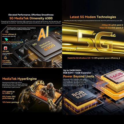 Blackview Rugged Phone 6.78 Inch 5G NFC For Outdoor Use 8GB