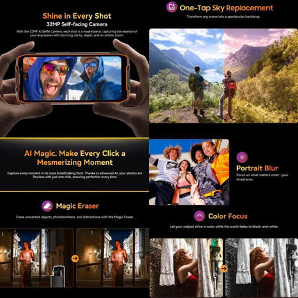 Blackview Rugged Phone 6.78 Inch 5G NFC For Outdoor Use 8GB