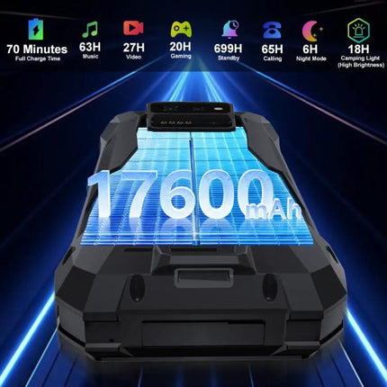 Unihertz Tank X Rugged 5G Projector Phone 16GB 512GB