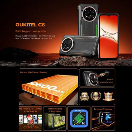 Oukitel Rugged Phone With Long Lasting Battery And 4GB RAM