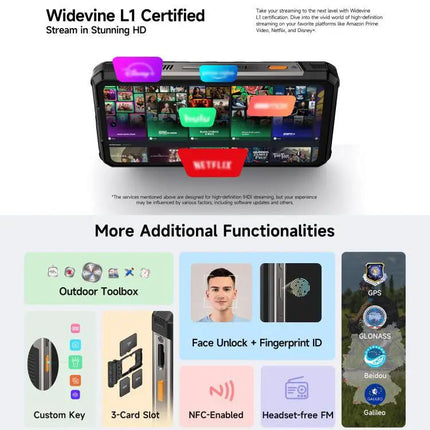 Ulefone RugKing 5 Pro Rugged Phone With Long Lasting Battery
