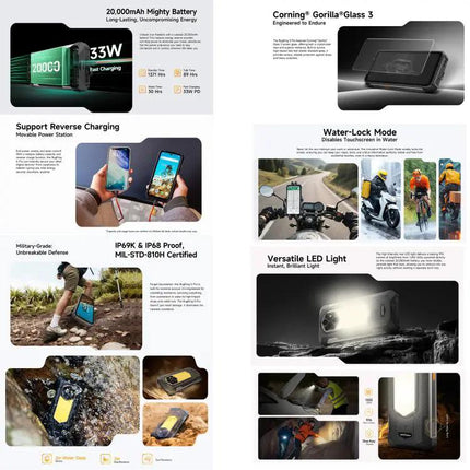 Ulefone RugKing 5 Pro Rugged Phone With Long Lasting Battery