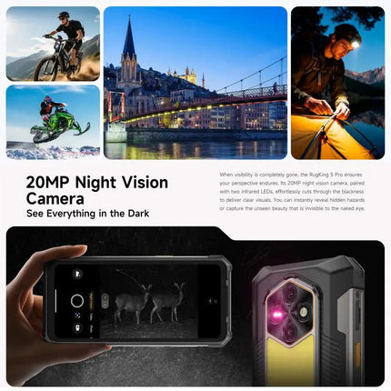 Ulefone RugKing 5 Pro Rugged Phone With Long Lasting Battery