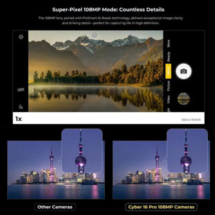 HOTWAV Cyper 16 Pro Rugged 5G Phone 8GB RAM 512GB ROM 6.6in