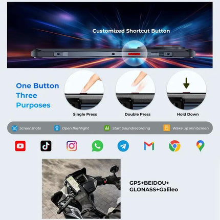 HOTWAV Cyper 16 Pro Rugged 5G Phone 8GB RAM 512GB ROM 6.6in