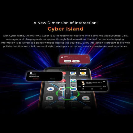 HOTWAV Cyber 18 Rugged Phone 8GB+256GB 6.75in Android 16