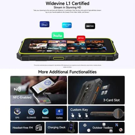 Ulefone RugKing 2 Pro Rugged Phone 5.45 Inch 4GB/64GB