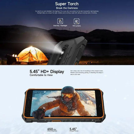 Ulefone RugKing 2 Pro Rugged Phone 5.45 Inch 4GB/64GB