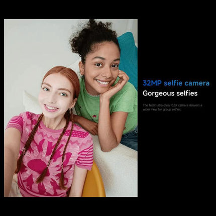 Xiaomi Redmi Note 14 Pro for Daily Communication and Connectivity - Two friends taking a 32MP selfie showcasing clear photos for everyday communication