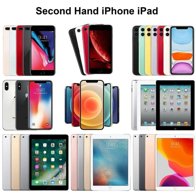 Apple iPhone 8 Plus 256GB Unlocked Mix Colors Used A Grade, iPhone 8 Plus 256GB - mixed-color used iPhones and iPads collage