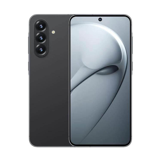 A56 Smartphone with 6.75-Inch Display for Everyday Communication showing front punch-hole screen and triple rear cameras