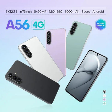 A56 Smartphone with 6.75-Inch Display for Everyday Communication