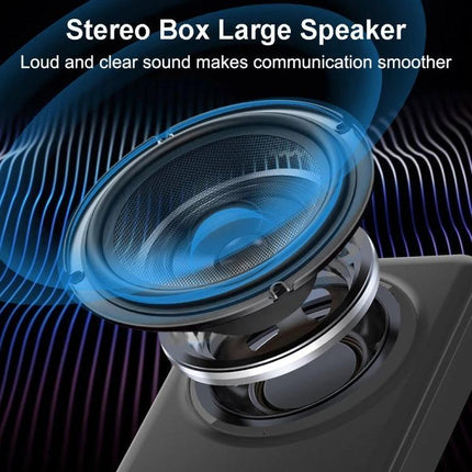UNIWA V2000 Simple Elder Keypad Phone with SOS Feature showing stereo box large speaker and loud clear sound for easy communication