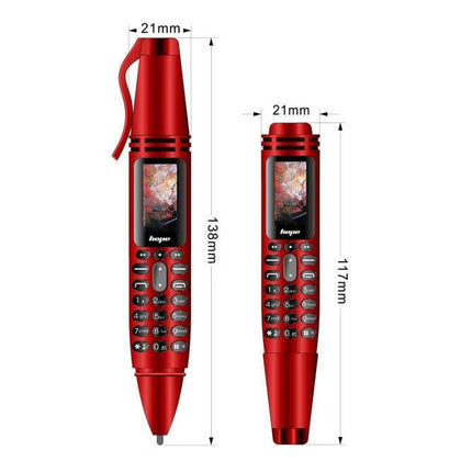 Clip-On Recording Pen for Audio Notes and Basic Communication compact red clip-on 137x21mm plastic pen recorder for meetings and travel